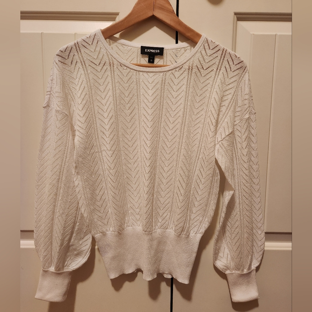 Express Lantern Sleeve Sweater